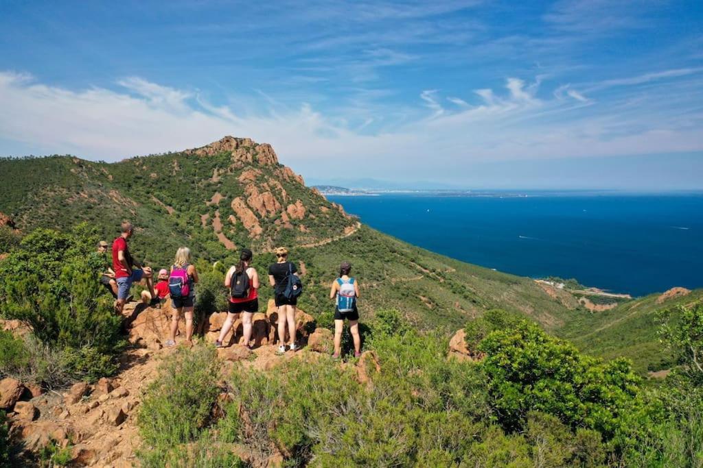Dans Un Cadre D'Exception, Vue Mer Panoramique A Agay Cote D'Azur, Village Vacances Cap Esterel, T2 Avec Jardin, Golf, Climatisation, Wifi, 5 Piscines Saint-Raphaël 외부 사진