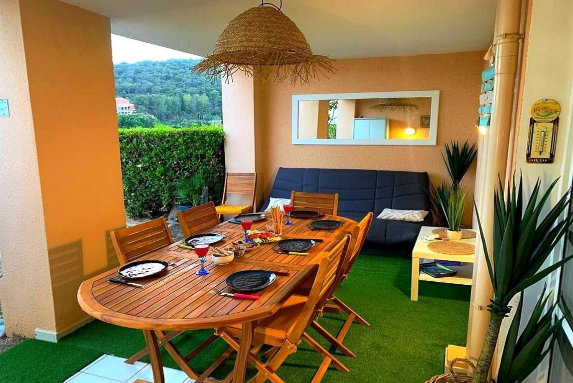 Dans Un Cadre D'Exception, Vue Mer Panoramique A Agay Cote D'Azur, Village Vacances Cap Esterel, T2 Avec Jardin, Golf, Climatisation, Wifi, 5 Piscines Saint-Raphaël 외부 사진
