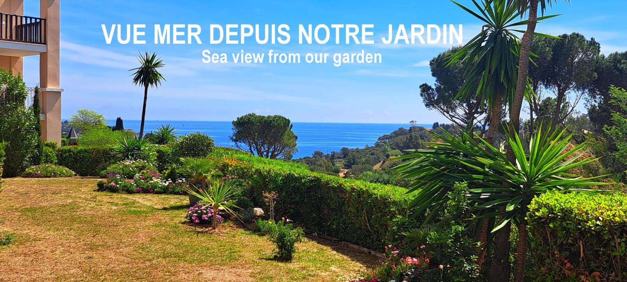 Dans Un Cadre D'Exception, Vue Mer Panoramique A Agay Cote D'Azur, Village Vacances Cap Esterel, T2 Avec Jardin, Golf, Climatisation, Wifi, 5 Piscines Saint-Raphaël 외부 사진